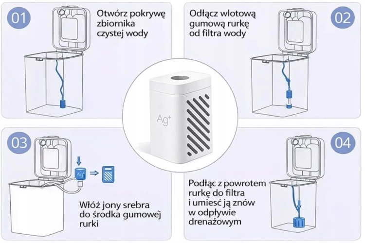 Moduł jonów srebra Dreame Ag+ W10 L10s L20 X40 X50 L40 L50