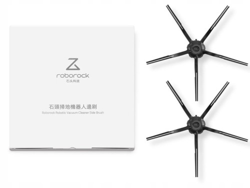 2x Oryginalna szczotka Roborock S5 max S6 max S7 Pro S7 MaxV ultra CZARNA