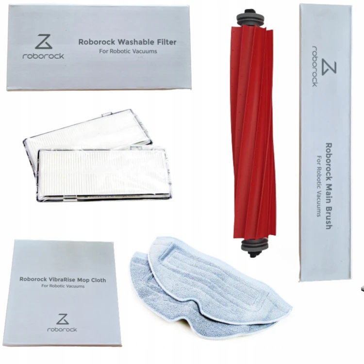 Oryginalny zestaw Roborock S7 / S7 maxV / S7 Plus szczotka filtry mopy