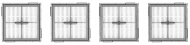 Duży zestaw akcesoriów do Roborock Q10 S5/S5+ Q10 X5/X5+ Q10 VF/VF+ Q10V/V+